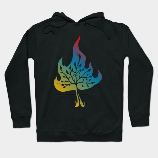 Burning Bush Hoodie by Pro Tee Studio Co